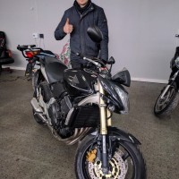 Щасливий власник Honda Hornet 600
